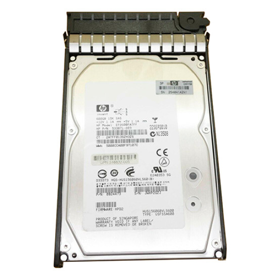 Жесткий диск HP 600GB 6G 15K 3.5" SAS, 516830-B21 Жесткий диск HP 600GB 6G 15K 3.5" SAS, 516830-B21
