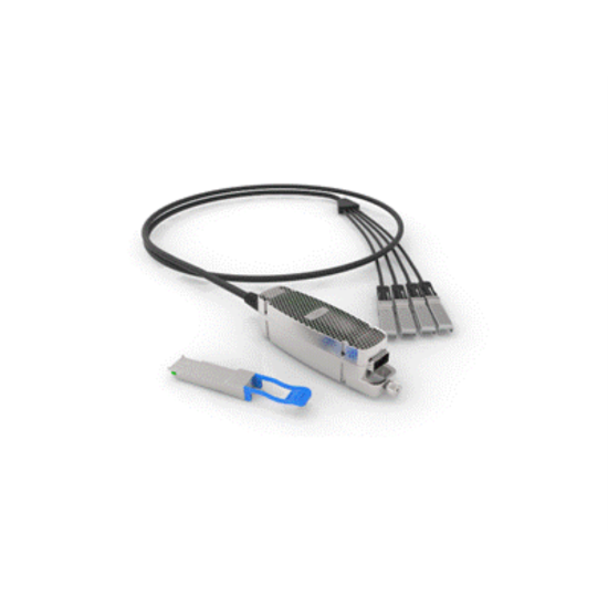 Модуль 40G QSFP-40G->4xSFP+SR, дальность до 15м Модуль 40G QSFP-40G->4xSFP+SR, дальность до 15м