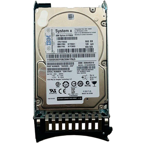 Жесткий диск IBM 900Gb 10K 16Mb SAS Slim-HS 2.5", 81Y9651 Жесткий диск IBM 900Gb 10K 16Mb SAS Slim-HS 2.5", 81Y9651