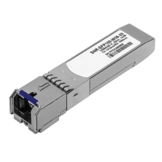 Модуль SNR SFP WDM, дальность до 20км (14dB), 1310нм, 100Mb, SNR-SFP100-W35-20 Модуль SNR SFP WDM, дальность до 20км (14dB), 1310нм, 100Mb, SNR-SFP100-W35-20