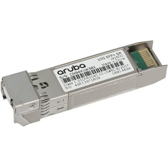 Оптический трансивер HP Aruba 10G SFP+ LC SR 300m MMF XCVR, J9150D Оптический трансивер HP Aruba 10G SFP+ LC SR 300m MMF XCVR, J9150D