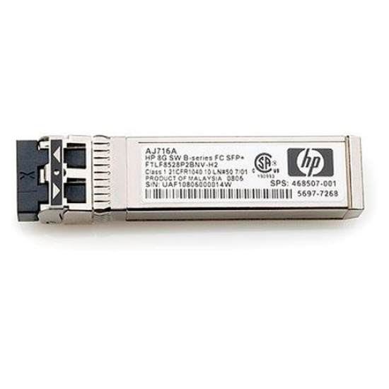 Оптический трансивер HP 8Gb SFP+ FC SW, AJ716A Оптический трансивер HP 8Gb SFP+ FC SW, AJ716A
