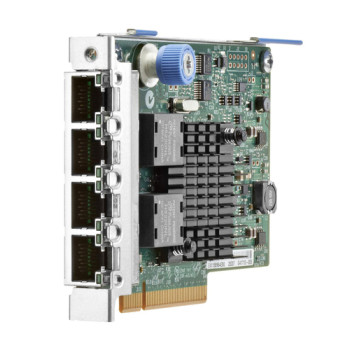 Адаптер HPE Ethernet 1Gb 4-port 366FLR Adapter, 665240-B21