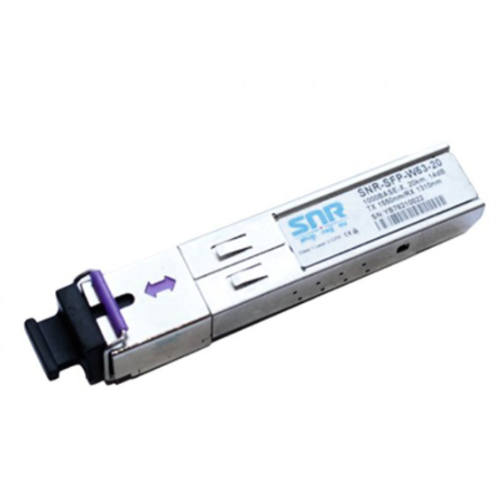 Модуль SNR SFP WDM, дальность до 20км (14dB), 1550нм, SNR-SFP-W53-20 Модуль SNR SFP WDM, дальность до 20км (14dB), 1550нм, SNR-SFP-W53-20