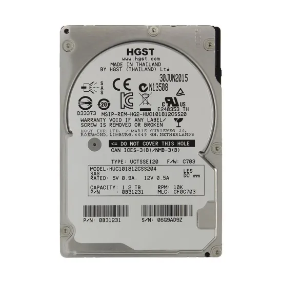 Жесткий диск HGST Ultrastar 8TB 3.5" SATA, HUH728080ALE604