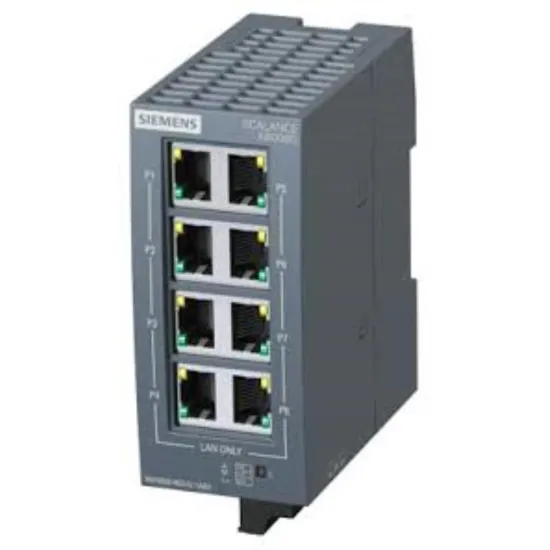 Коммутатор Siemens Scalance XB008G: 8×RJ45 10/100/1000Мбит/с Коммутатор Siemens Scalance XB008G: 8×RJ45 10/100/1000Мбит/с
