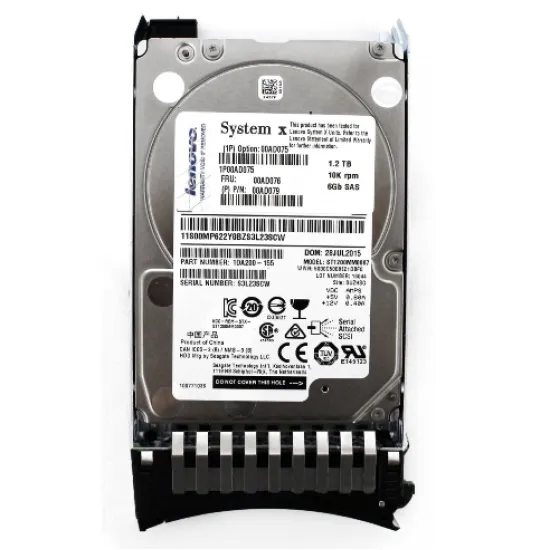 Жесткий диск IBM 1.2Tb 10K SFF G2HS, 00AD075 Жесткий диск IBM 1.2Tb 10K SFF G2HS, 00AD075