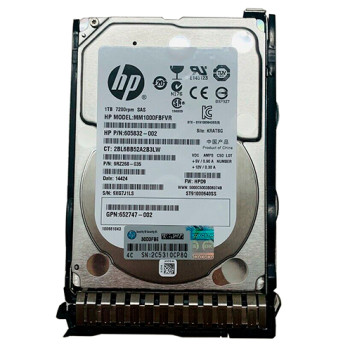 Жесткий диск HP 1Tb SAS HP Dual Port MDL Hot Plug, MM1000FBFVR, 653954-001, 605832-002, 652749-B21