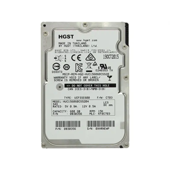 Жёсткий диск HGST Enterprise HDD 2.5" SAS 600Gb, 15000rpm, 128MB buffer HUC156060CSS204 Жёсткий диск HGST Enterprise HDD 2.5" SAS 600Gb, 15000rpm, 128MB buffer HUC156060CSS204