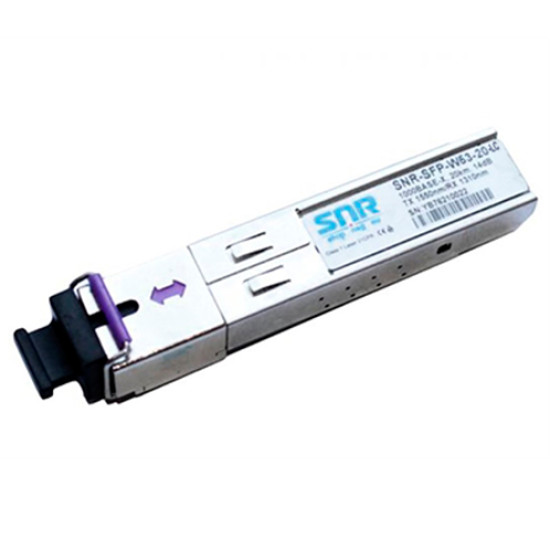 Модуль SNR SFP WDM, дальность до 20км (14dB), 1550нм, LC, SNR-SFP-W53-20-LC Модуль SNR SFP WDM, дальность до 20км (14dB), 1550нм, LC, SNR-SFP-W53-20-LC