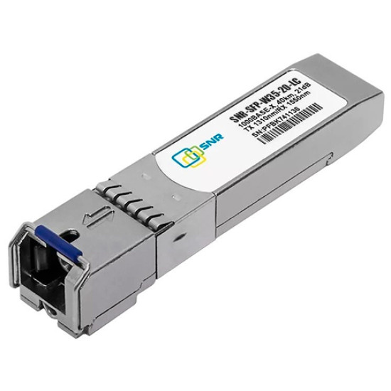 Модуль SNR SFP WDM, дальность до 20км (14dB), 1310нм, LC, SNR-SFP-W35-20-LC Модуль SNR SFP WDM, дальность до 20км (14dB), 1310нм, LC, SNR-SFP-W35-20-LC