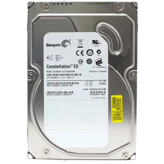 Жесткий диск Seagate Enterprise Capacity 3.5 1 Тб ST31000424SS Жесткий диск Seagate Enterprise Capacity 3.5 1 Тб ST31000424SS