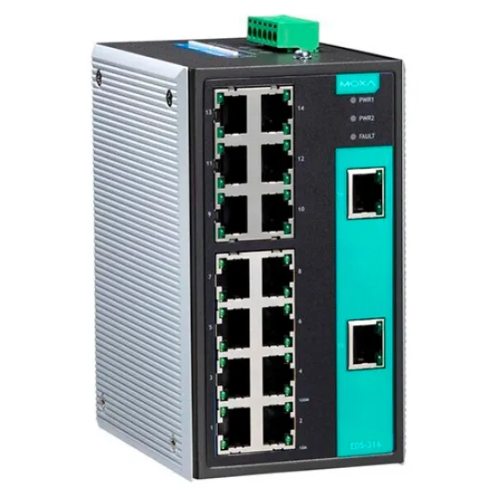 Коммутатор MOXA EDS-316 Коммутатор MOXA EDS-316