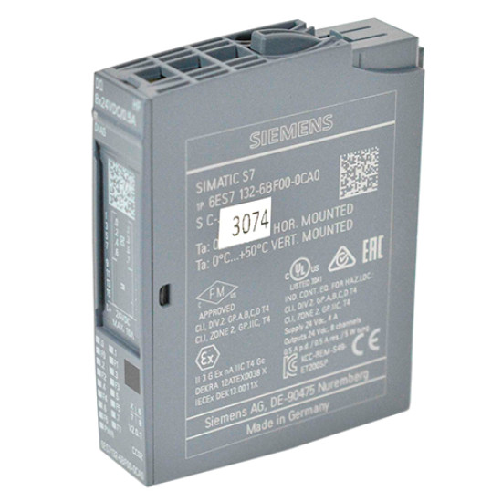 Модуль дискретного вывода Siemens 6ES7132-6BF00-0CA0 Модуль дискретного вывода Siemens 6ES7132-6BF00-0CA0