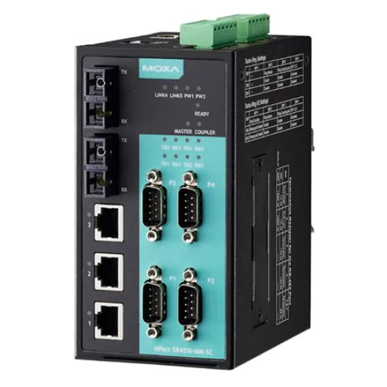 Преобразователь MOXA NPort S8455I-SS-SC Преобразователь MOXA NPort S8455I-SS-SC