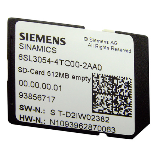 Карта памяти SD Siemens 6SL3054-0CG01-1AA0 Карта памяти SD Siemens 6SL3054-0CG01-1AA0