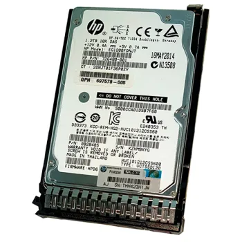 Жесткий диск HPE 1.2TB 6G SAS 10K 2.5in 718292-001 Жесткий диск HPE 1.2TB 6G SAS 10K 2.5in 718292-001