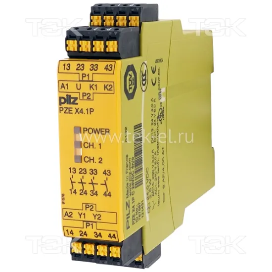 PZE X4.1P C 24VDC 4n/o<span> Модуль расширения 2-х канальный: Uпит. 24V DC, выходы 4НО, пружинные клеммы</span> PZE X4.1P C 24VDC 4n/o<span> Модуль расширения 2-х канальный: Uпит. 24V DC, выходы 4НО, пружинные клеммы</span>