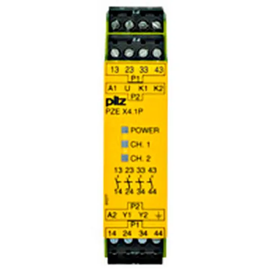 PZE X4.1P 24-240VAC/DC 4n/o PZE X4.1P 24-240VAC/DC 4n/o