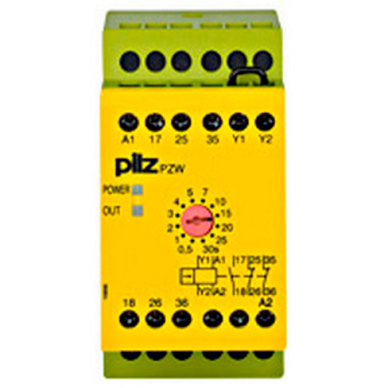 PZW 30/24VDC 1n/o 2n/c PZW 30/24VDC 1n/o 2n/c