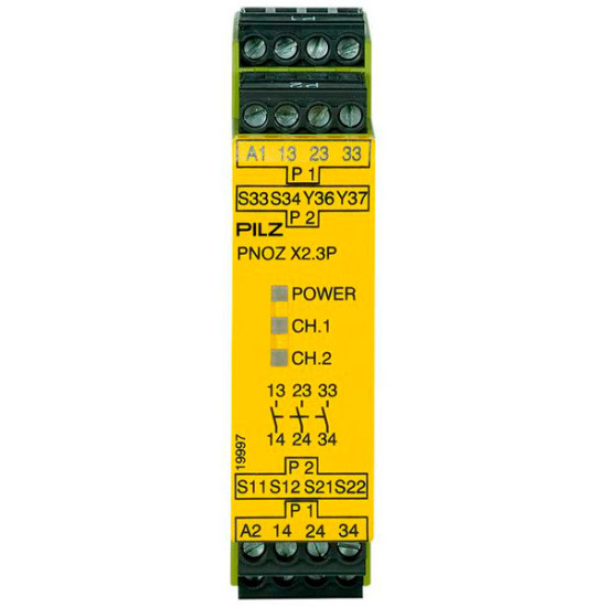 PNOZ X2.3P 24VACDC 3n/o
