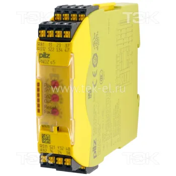 PNOZ s5 C 24VDC 2 n/o 2 n/o t<span> Реле безопасности 2-х канальное: Uпит. 24V DC, выход релейный 2НО + 2НО с задержкой срабатывания 0.04…300сек., доп. выход 1 SSR, съёмные пружинные клеммы, IP40</span> PNOZ s5 C 24VDC 2 n/o 2 n/o t<span> Реле безопасности 2-х канальное: Uпит. 24V DC, выход релейный 2НО + 2НО с задержкой срабатывания 0.04…300сек., доп. выход 1 SSR, съёмные пружинные клеммы, IP40</span>