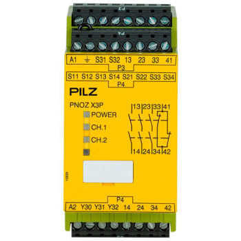 PNOZ X3P  24-240VACDC 3n/o 1n/c 1so