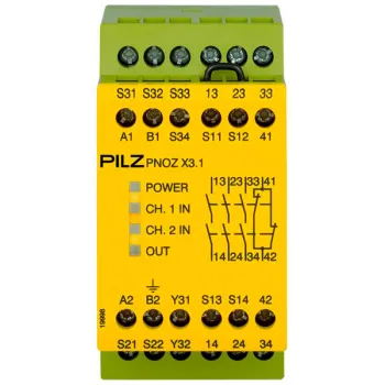PNOZ X3.1 230VAC 24VDC 3n/o 1n/c 1so