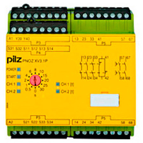 PNOZ XV3.1P 30/24VDC 3n/o 1n/c 2n/o t PNOZ XV3.1P 30/24VDC 3n/o 1n/c 2n/o t