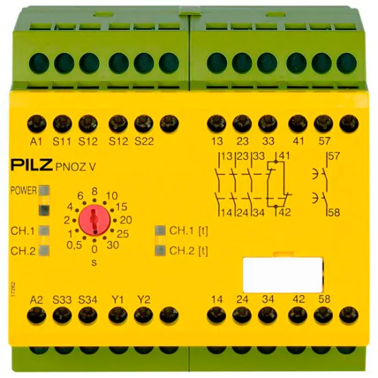 PNOZ V 30s 24VDC  3n/o 1n/c 1n/o t