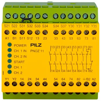 PNOZ 11 24VAC 24VDC 7n/o 1n/c