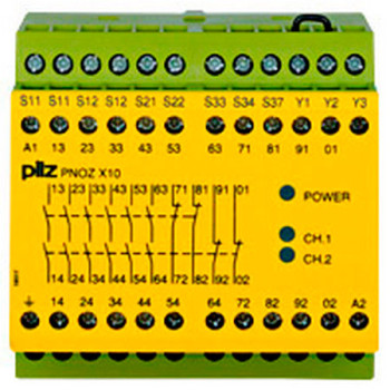 PNOZ X10 230-240VAC 6n/o 4n/c 3LED