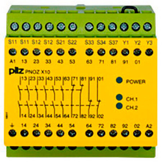 PNOZ X10 230-240VAC 6n/o 4n/c 3LED PNOZ X10 230-240VAC 6n/o 4n/c 3LED