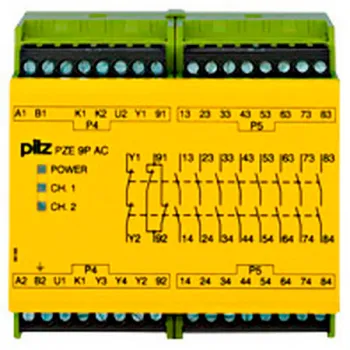 PZE 9P 24VACDC 24-240VACDC 8n/o 1n/c