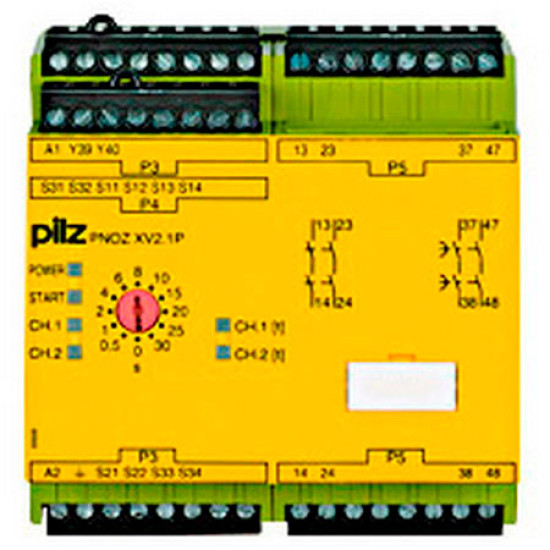 PNOZ XV2.1P 30/24-240VACDC 2n/o 2n/o t PNOZ XV2.1P 30/24-240VACDC 2n/o 2n/o t