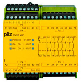 PNOZ X9P 12VDC 7n/o 2n/c 2so