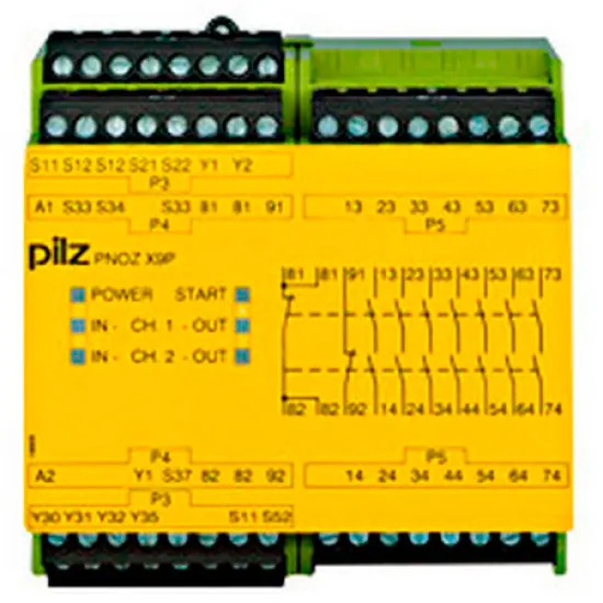 PNOZ X9P 12VDC 7n/o 2n/c 2so