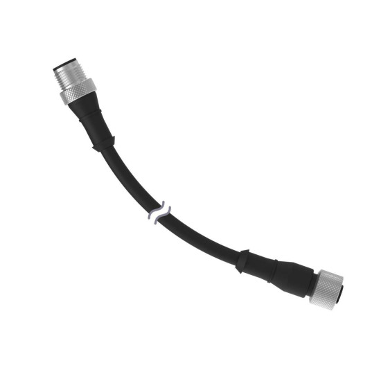 TURCK BANNER M12 DOUBLE-ENDED CABLE, 10 FT.MQDEC-410SS