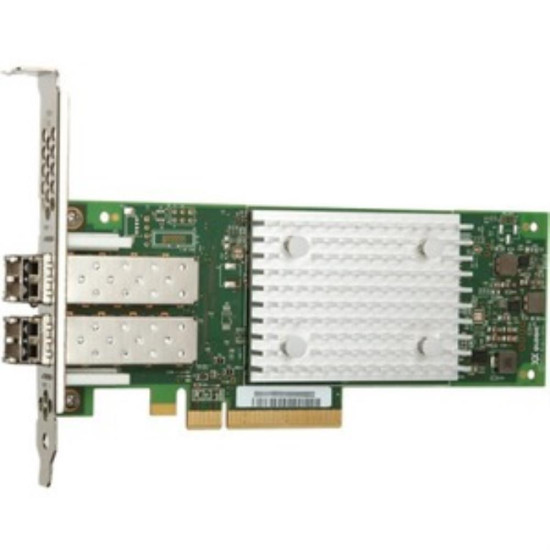 Контроллер Qlogic PCIe x8 Dual Port 32Gbps SR-Optic SFP+ Low Profile, QLE2742-SR-CK