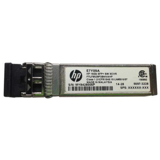 Оптический трансивер HPE 16Gb SFP+ SW E7Y09A, 793443-001