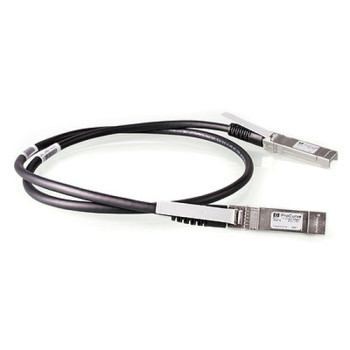 Кабель HPE X242 10G SFP+ to SFP+ 1m DAC Cable, J9281B Кабель HPE X242 10G SFP+ to SFP+ 1m DAC Cable, J9281B