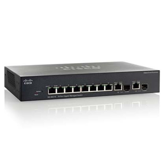 Коммутатор Cisco SG350-10-K9-EU