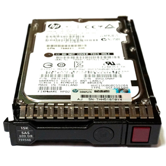 Жесткий диск HP 600GB 12G SAS 15K rpm SFF 2.5, 759548-001, 759212-B21