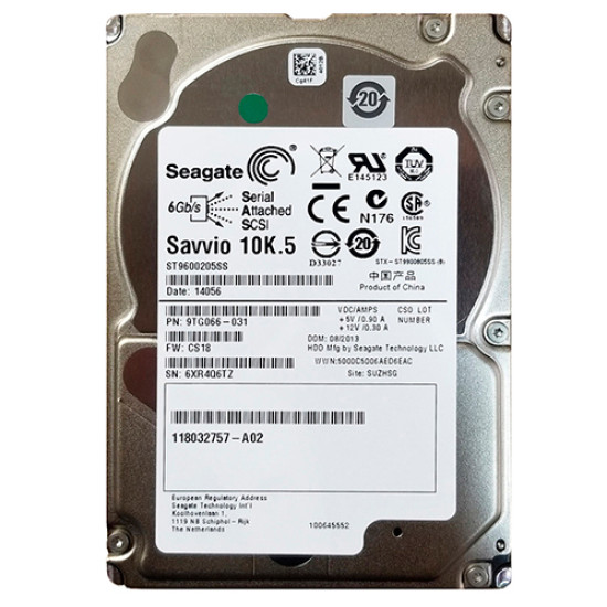 Жесткий диск Seagate Savvio 10K.5 600B 10k 2.5