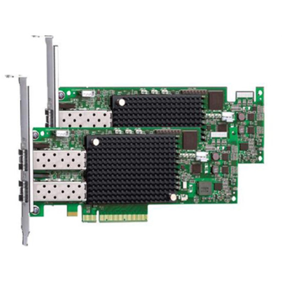 Сетевой адаптер Emulex LPe16002B-M6 16G FC PCIe 3.0 enterprise dual port, LPe16002B-M6