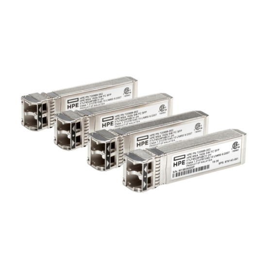 Оптический трансивер HPE MSA 16Gb Short Wave Fibre Channel SFP+ 4-pack, C8R24B