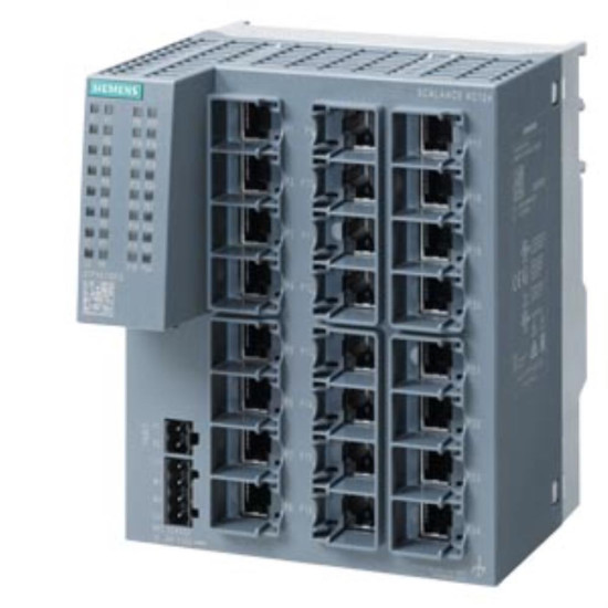 Коммутатор Siemens Scalance XC124: 24×RJ45 10/100Мбит/с