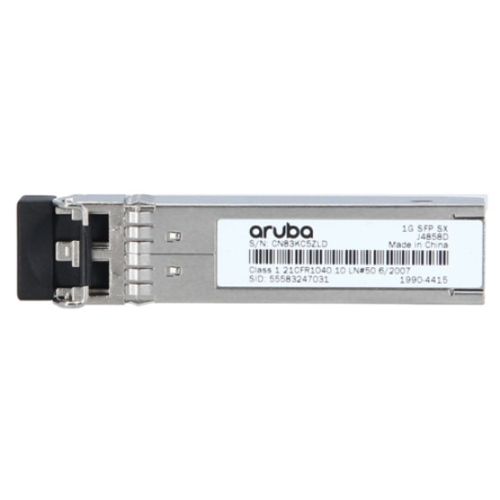 Трансивер HPE  Aruba 1G SFP LC SX 500m MMF XCVR. J4858D