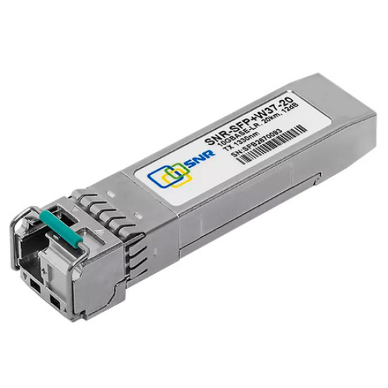 Модуль SNR SFP+ WDM, дальность до 20км (12dB), 1330нм, SNR-SFP+W37-20