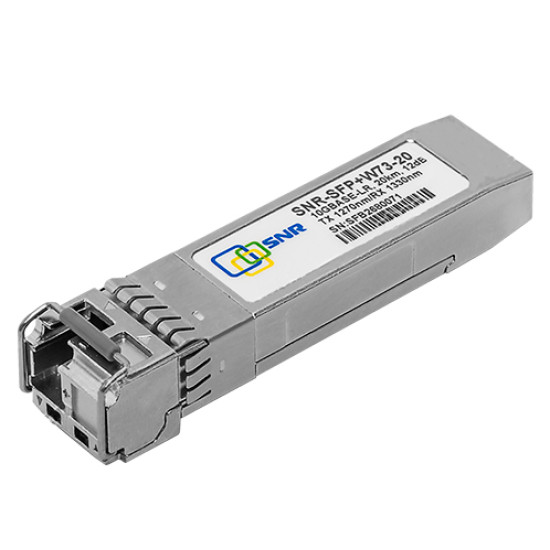 Модуль SNR SFP+ WDM, дальность до 20км (12dB), 1270нм, SNR-SFP+W73-20